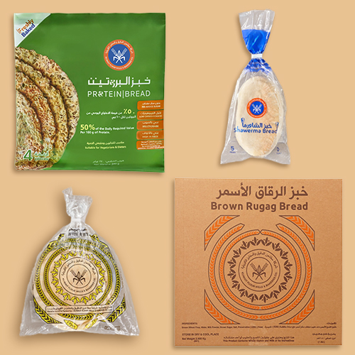 Arabic bread produced by Kuwait Flour Mills and Bakeries