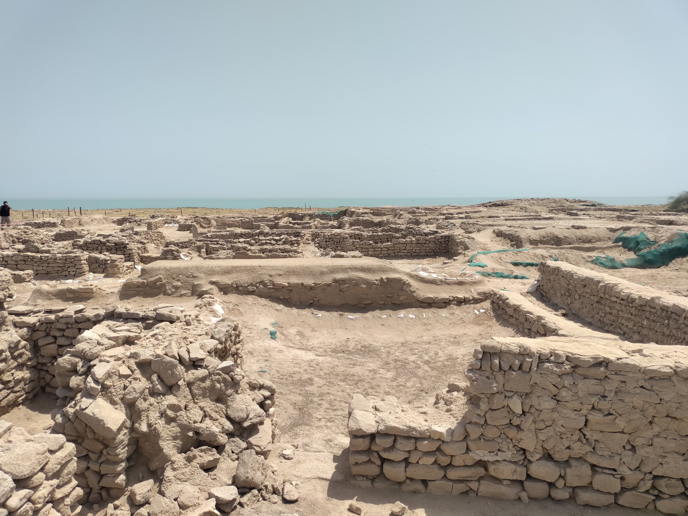Archaeological remains on Failaka Island beside the Gulf